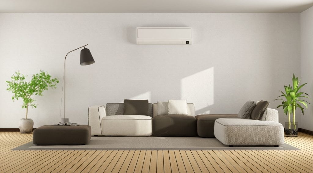 air conditioned living room