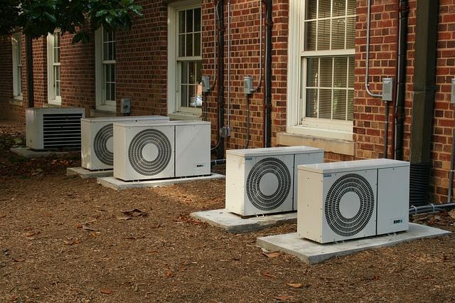 outside units of an air conditioning system